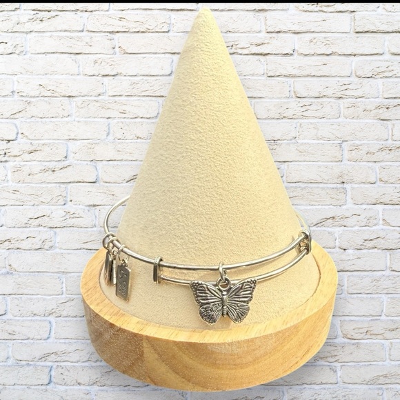Wind and Fire Butterfly Charm Bangle - Picture 1 of 4